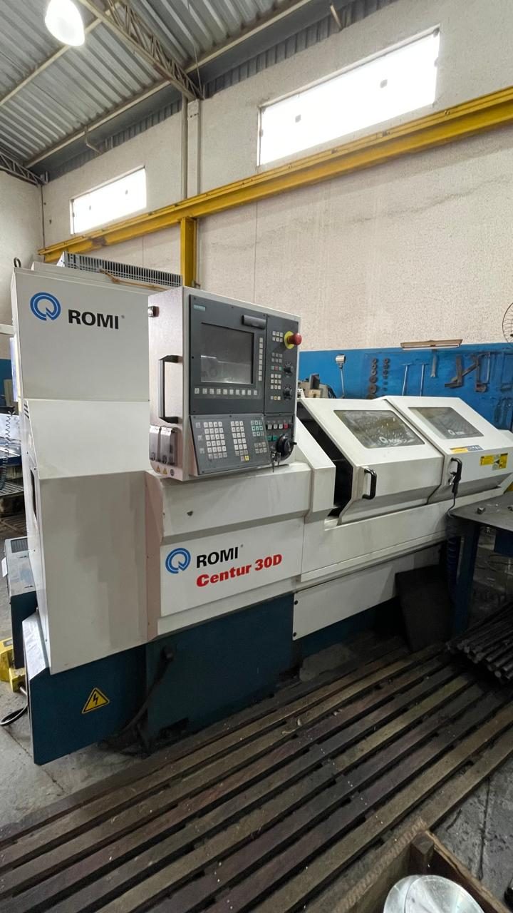 Torno CNC Centur 30D — torneamento CNC